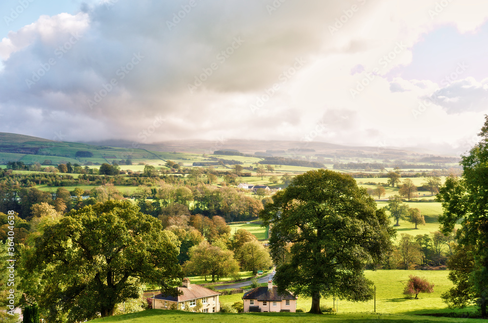 Fototapeta premium English countryside in Autumn