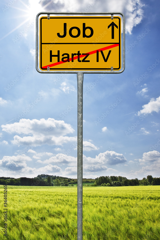 Obraz premium Job - Hartz IV