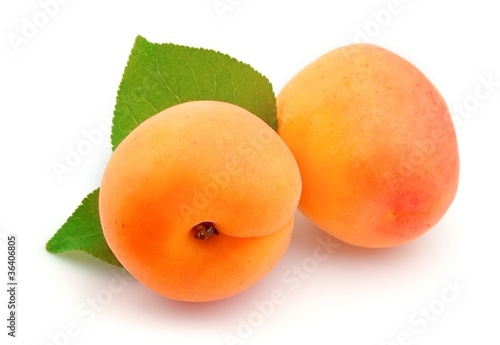 Two apricots