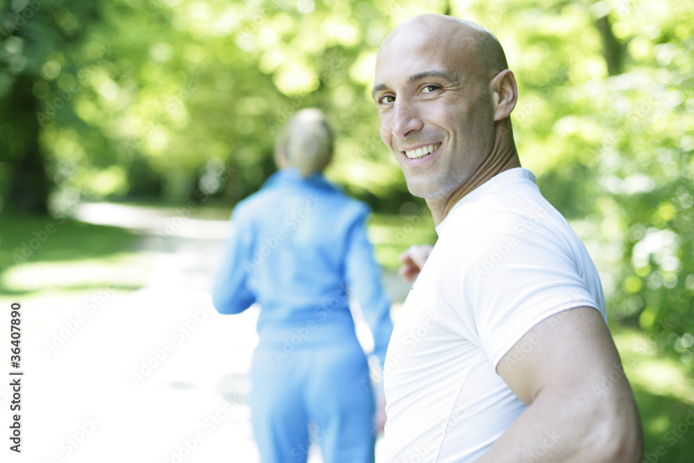 Joggen im Park Joggen im Park