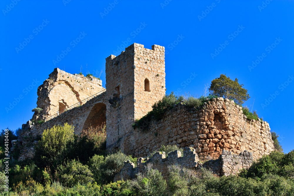 Crusaders castle on the mountains