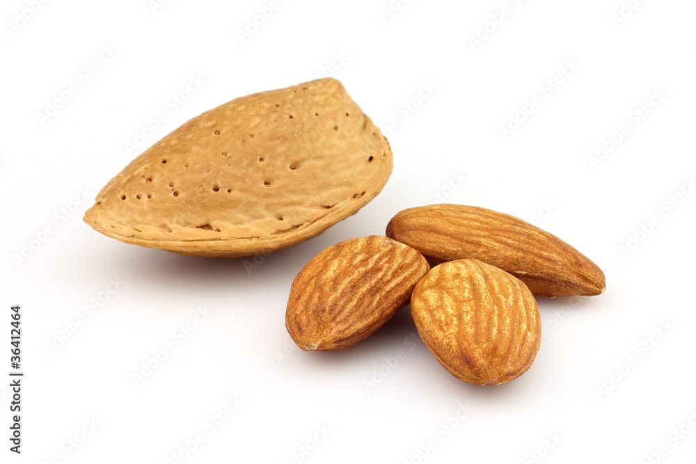 Dried almonds with kernel Dried almonds with kernel