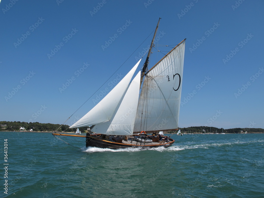 Fototapeta premium vieux grément Bretagne
