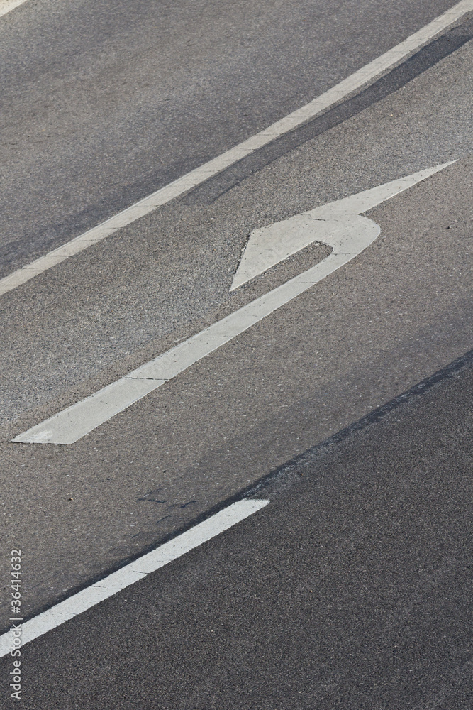 Fototapeta premium Turn left