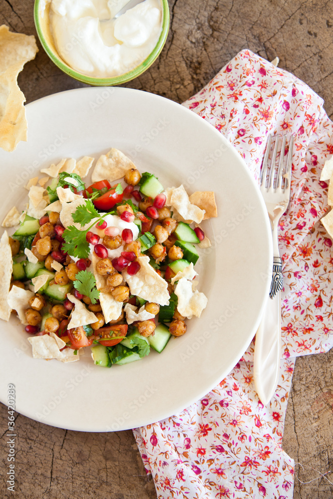 Indian salad Chana Chat Indian salad Chana Chat