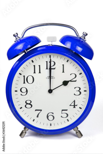 Wecker 2 Uhr / Two a clock - blau / blue