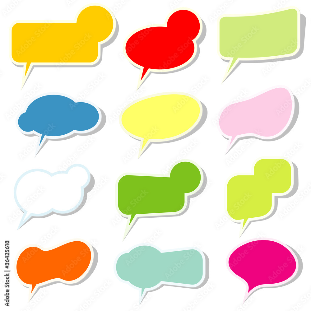 speech bubbles