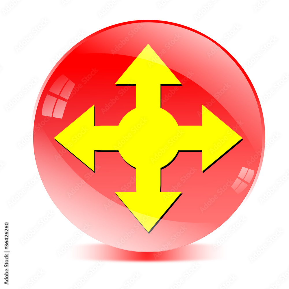the arrow button the arrow button