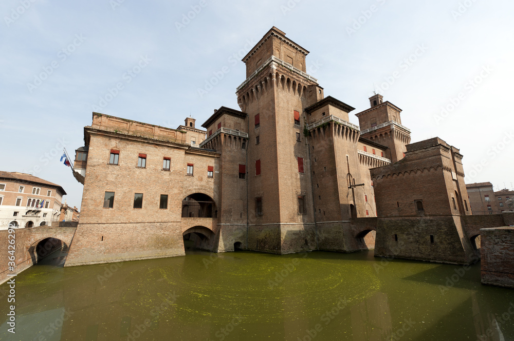 Ferrara (Emilia-Romagna, Italy) - The medieval castle