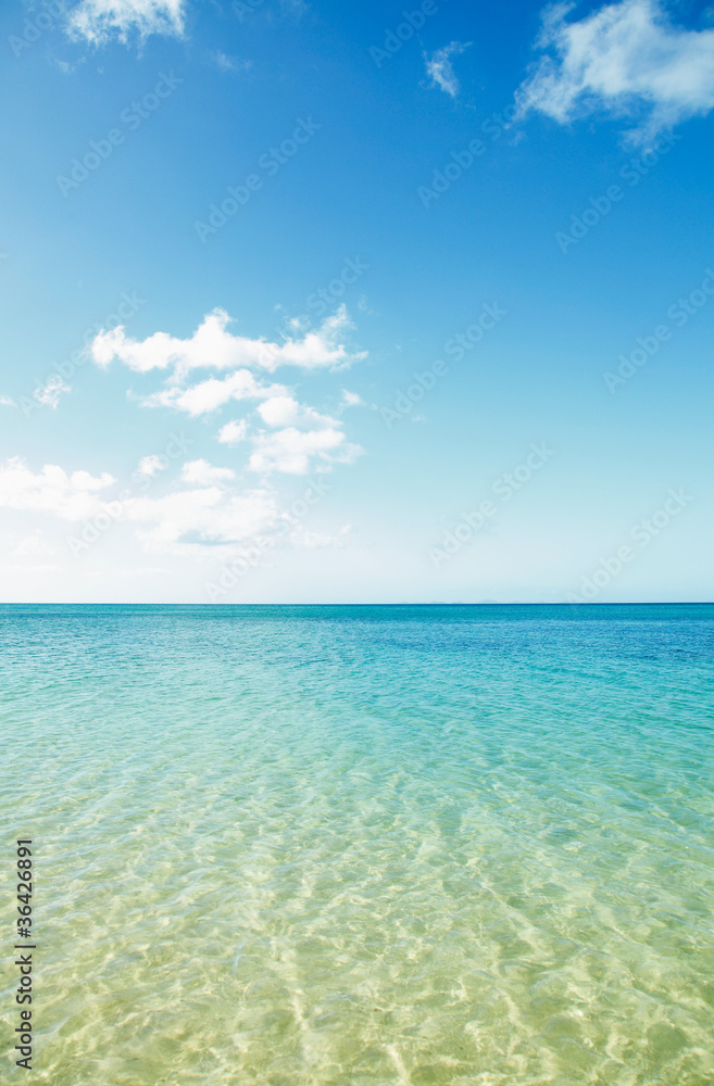 沖縄の海と青空