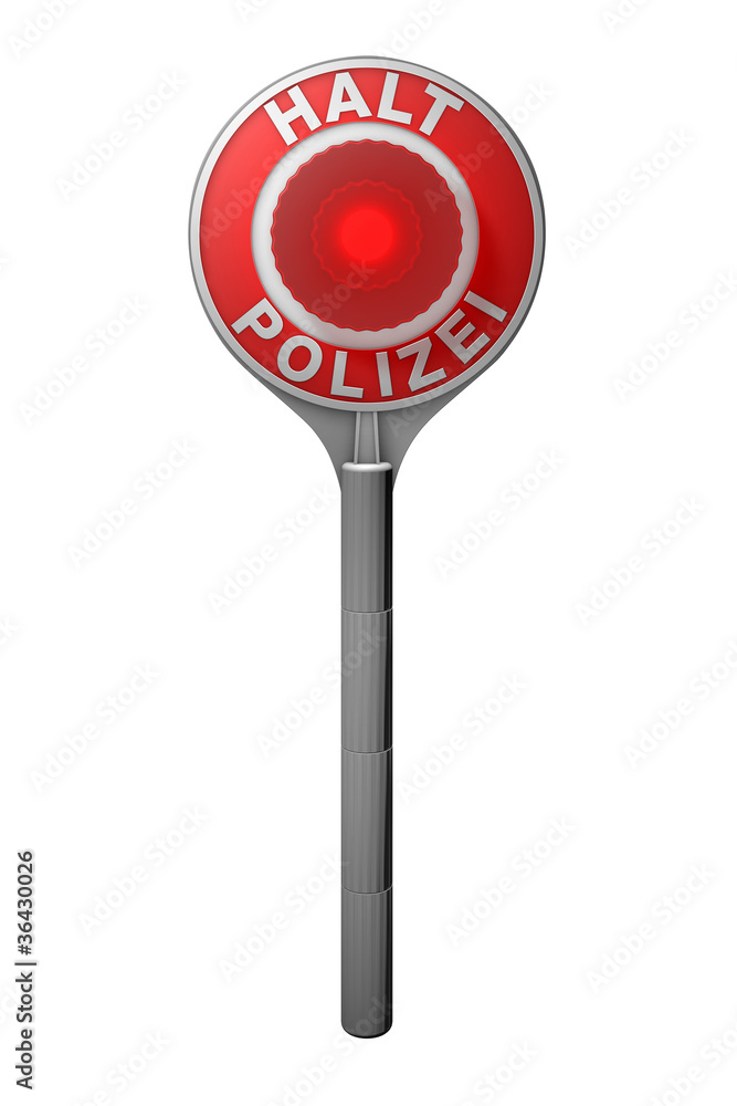 Polizei-Kelle