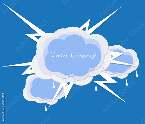 cloud lighting vector