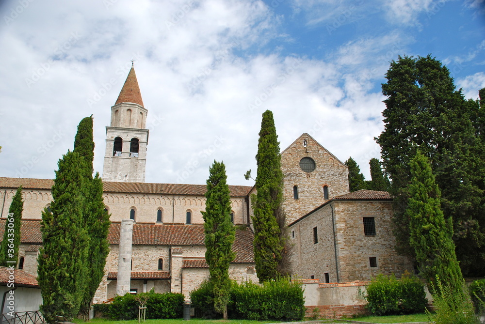 Fototapeta premium Basilica di Santa Maria Assunta, Aquileia, Italia