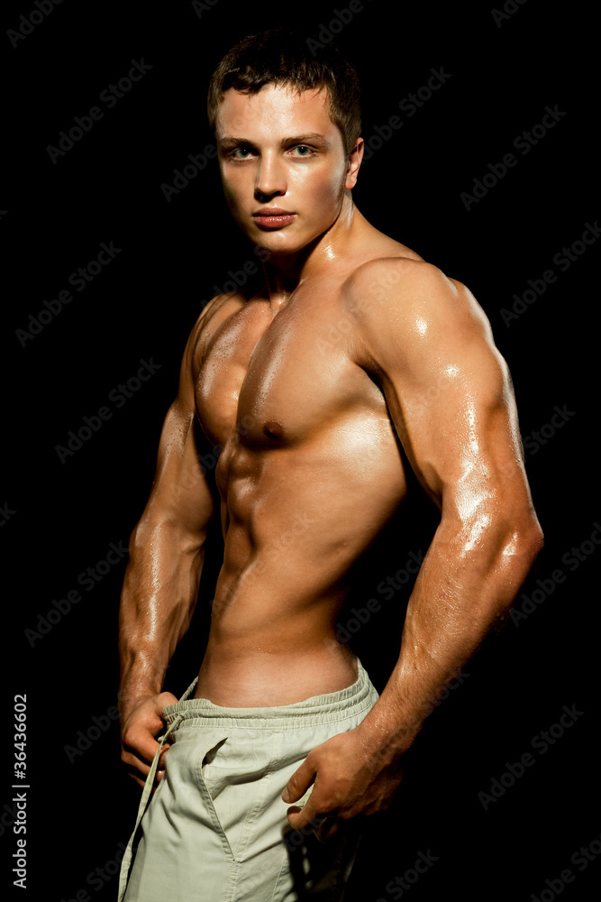 Fototapeta premium Young sports guy
