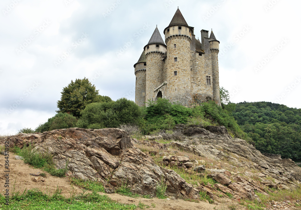 Chateau de Val in Lanobre, France