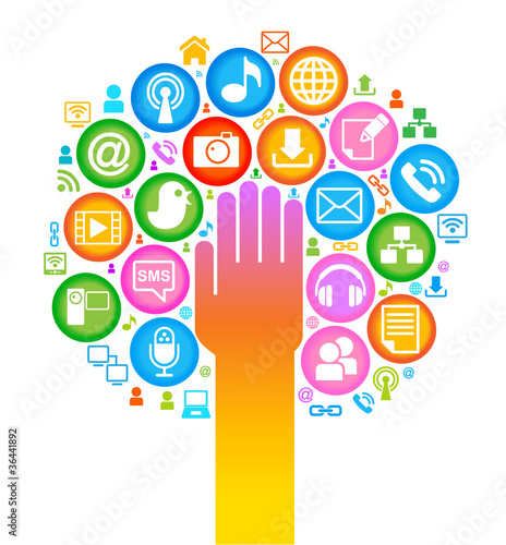social media tree