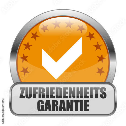 Zufriedenheitsgarantie Button
