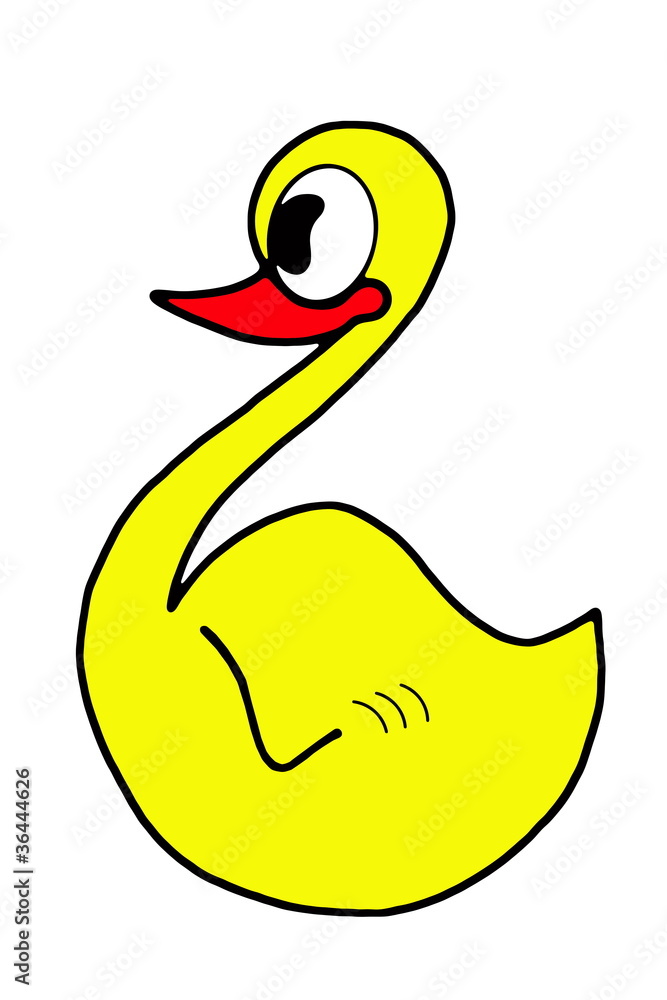 Fototapeta premium Drawing ducks,