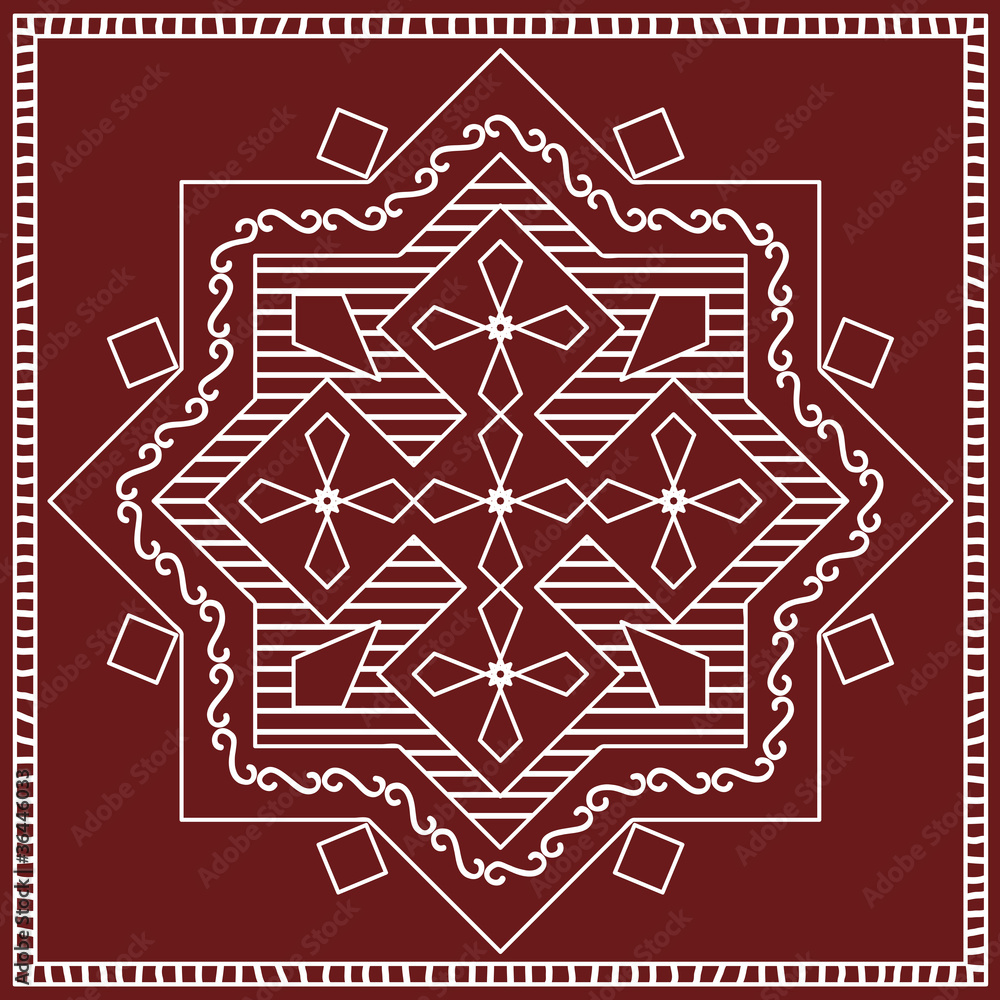 Folk Motif Desgin wall painting Folk Motif Desgin wall painting