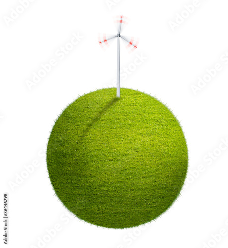Erball aus Gras