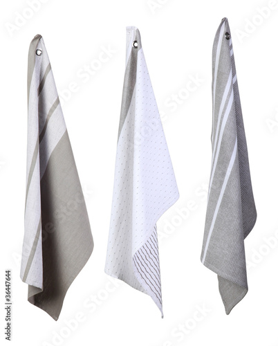 hängende Geschirrtücher