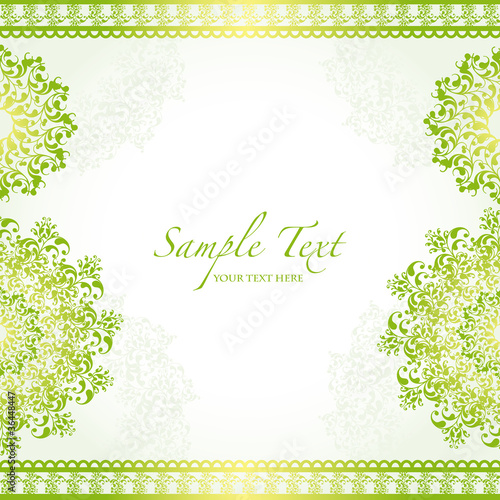 green abstract background