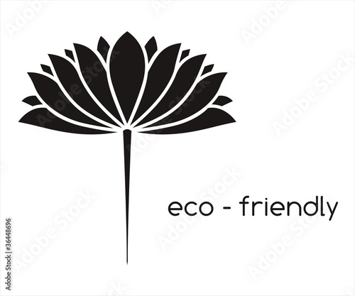 Fototapeta Naklejka Na Ścianę i Meble -  Eco friendly business logo design
