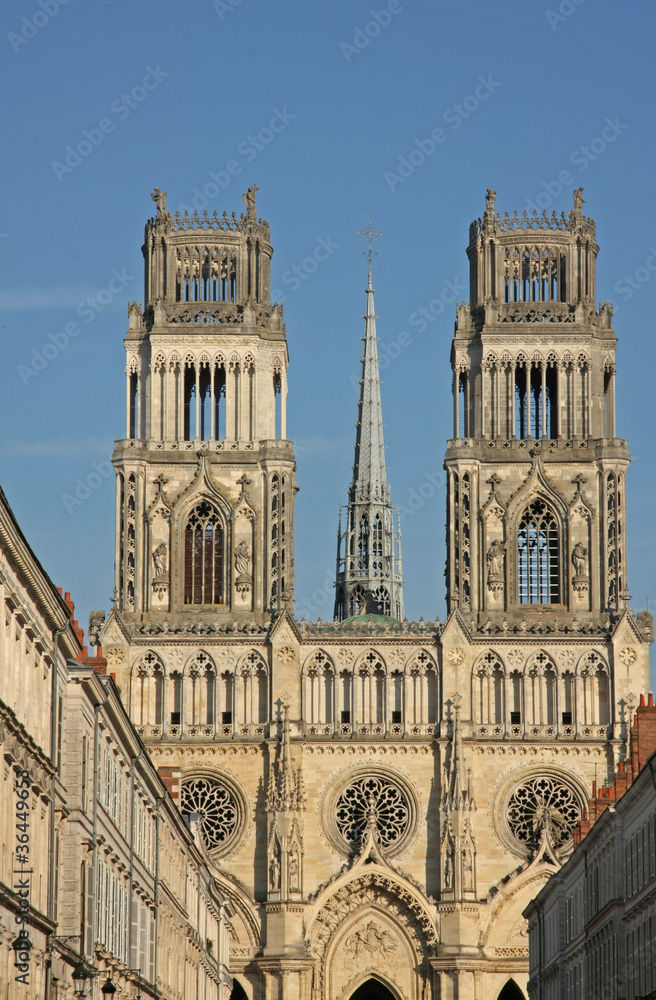 façade de la cathédrale d'Orléans