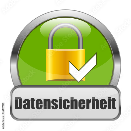 Datensicherheit Button