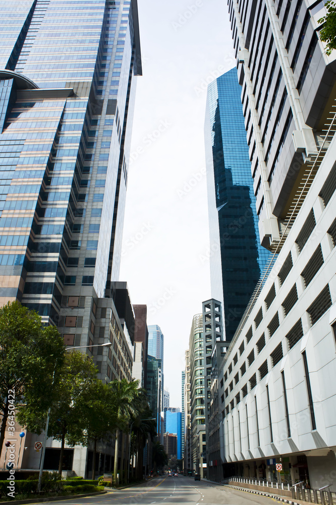 Obraz premium Downtown street