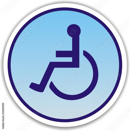 bouton handicapé