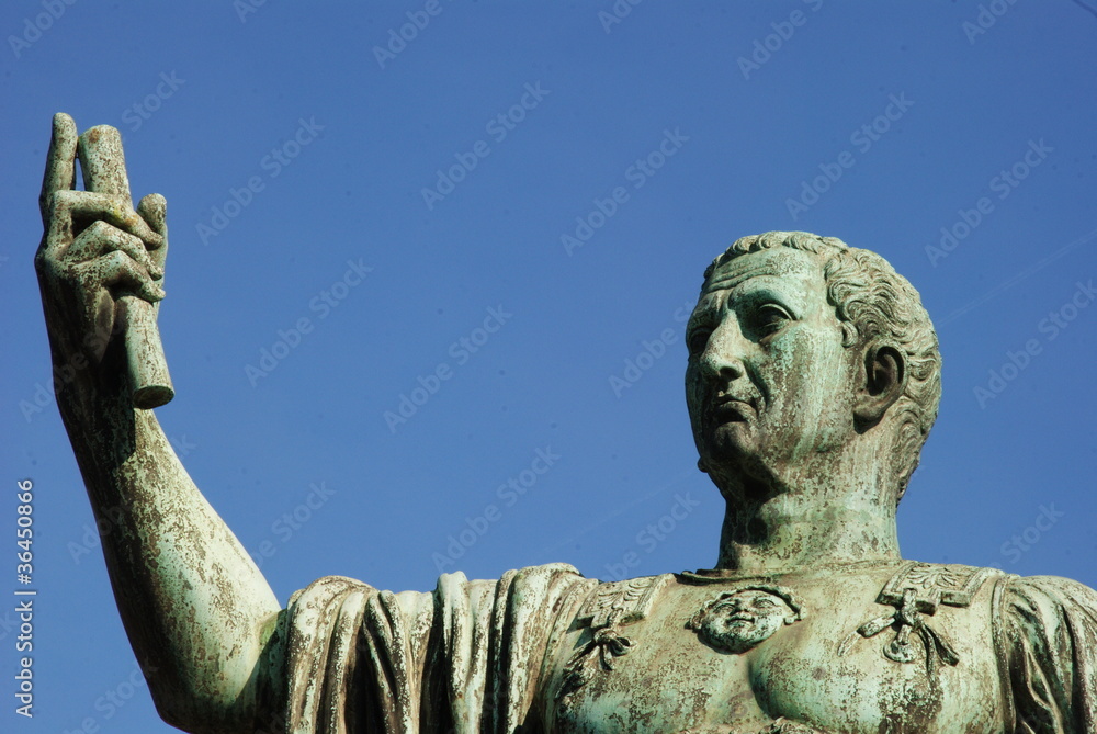 Fototapeta premium Caeser Nerva Trajanus Augustus, statue in Rome