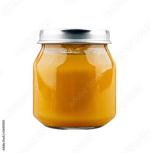 Jar of baby puree