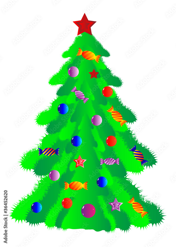Obraz premium Christmas tree