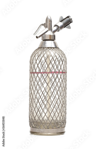 Obraz na plátně Old siphon bottle