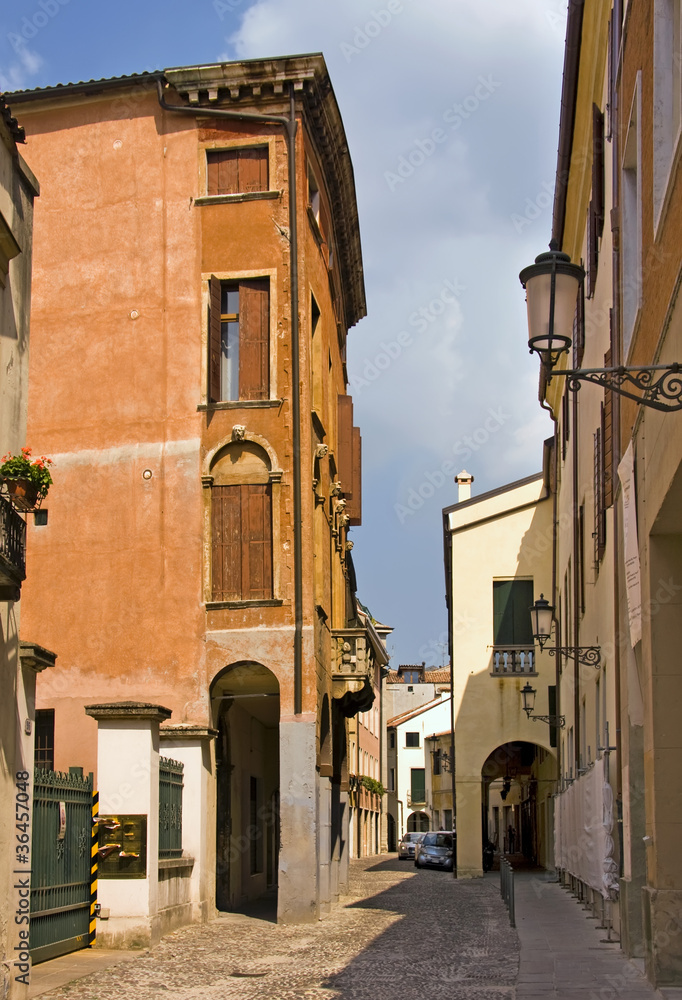 Typical street in Padua
