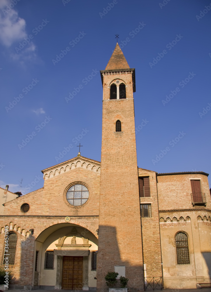 Church tower in Padua