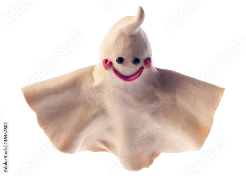 фотографія Funny plasticine ghost