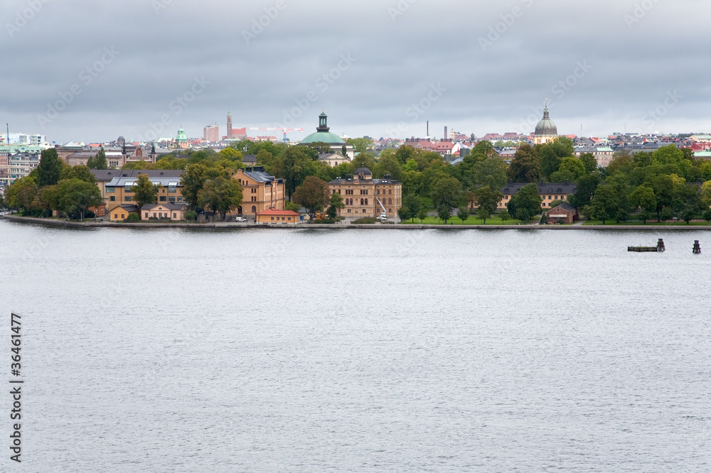 Obraz premium view on Kastellholmen island, Stockholm