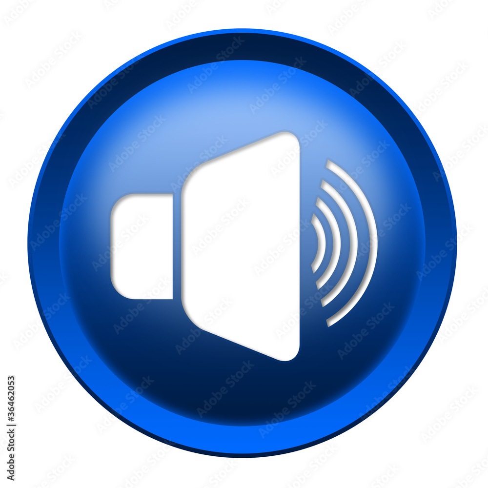 Loud speaker button Loud speaker button