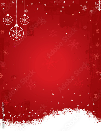 Red Christmas Background