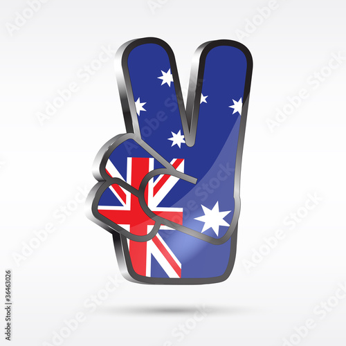 Australia Finger Victory