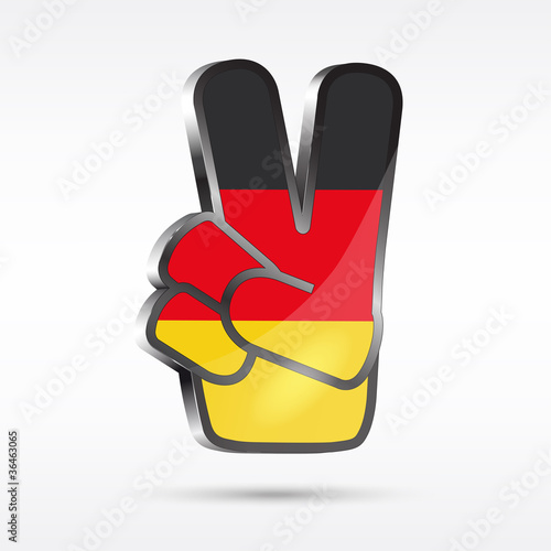 Germany Finger Victory