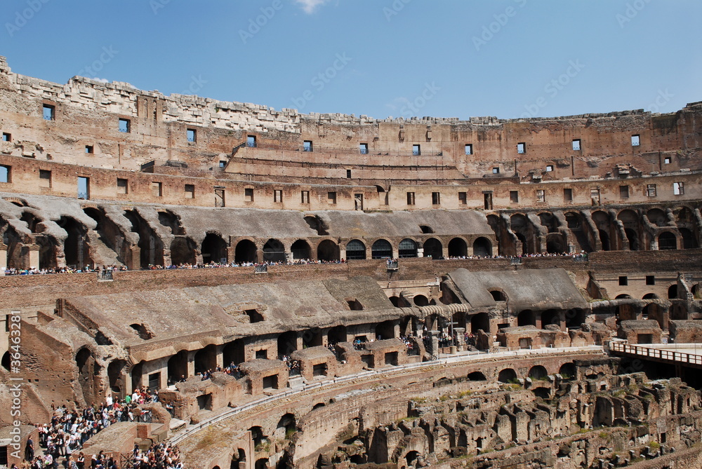 Ancient roman Colosseum