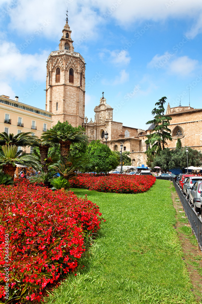 Fototapeta premium Kathedrale von Valencia, Spanien