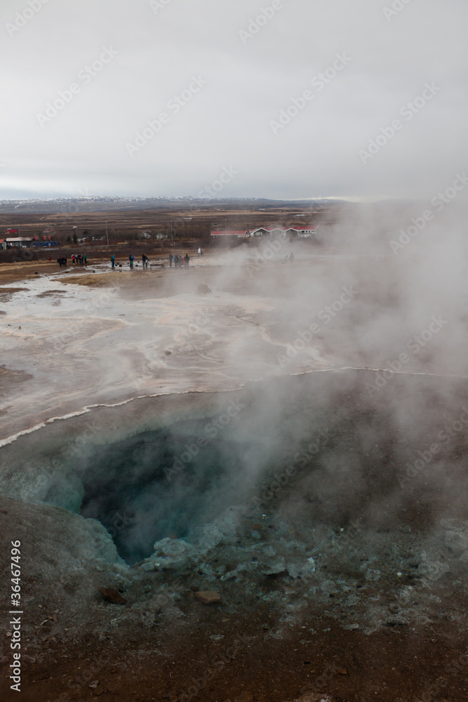 Site de Geysir en Islande