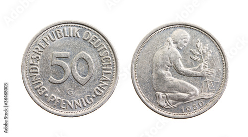 Old German money photo