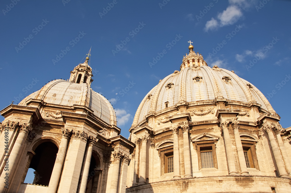 Cúpulas de la basílica del Vaticano