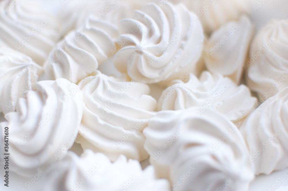 Meringue closeup Meringue closeup