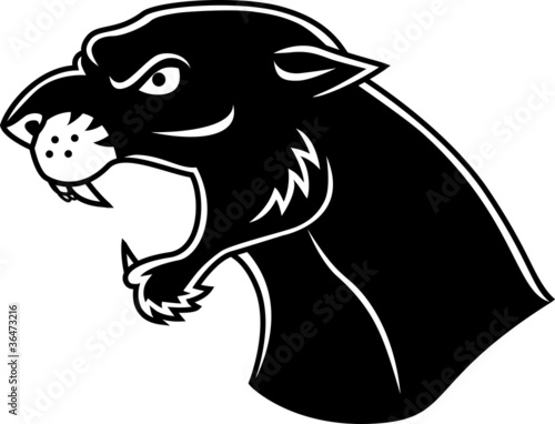 Panther head tattoo
